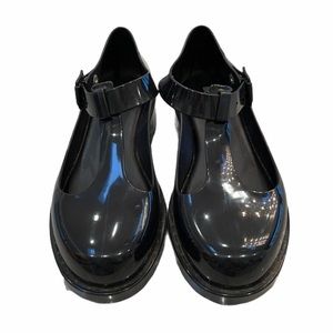 Melissa blk T strap buckle opening ceremony shoes